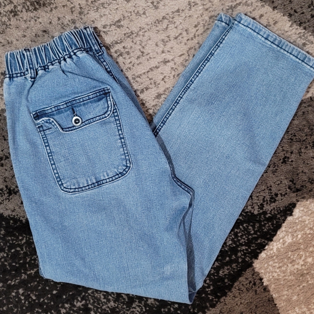 Light Blue Relaxed Fit Denim Jeans